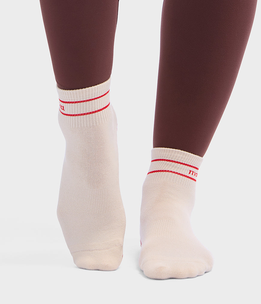 Equilibria Pilates Ankle Crew Socks