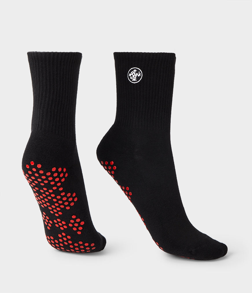 Equilibria Pilates Half Crew Socks