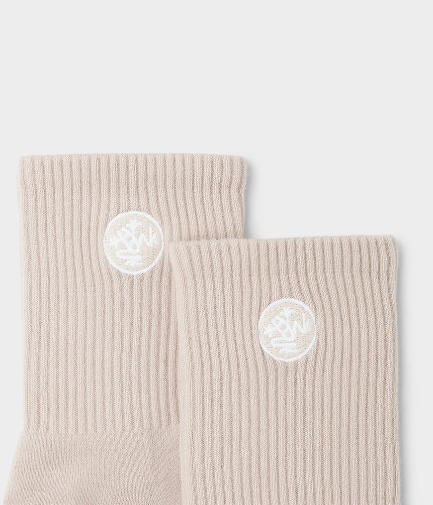 Equilibria Pilates Half Crew Socks