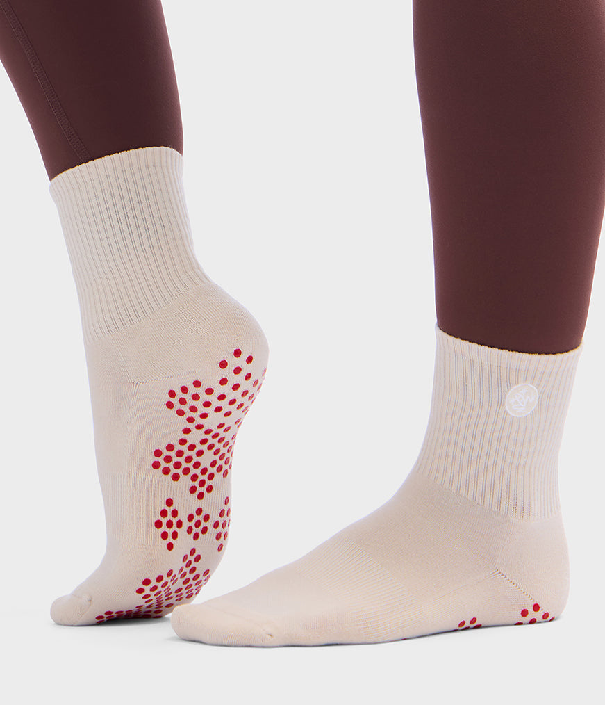 Equilibria Pilates Half Crew Socks