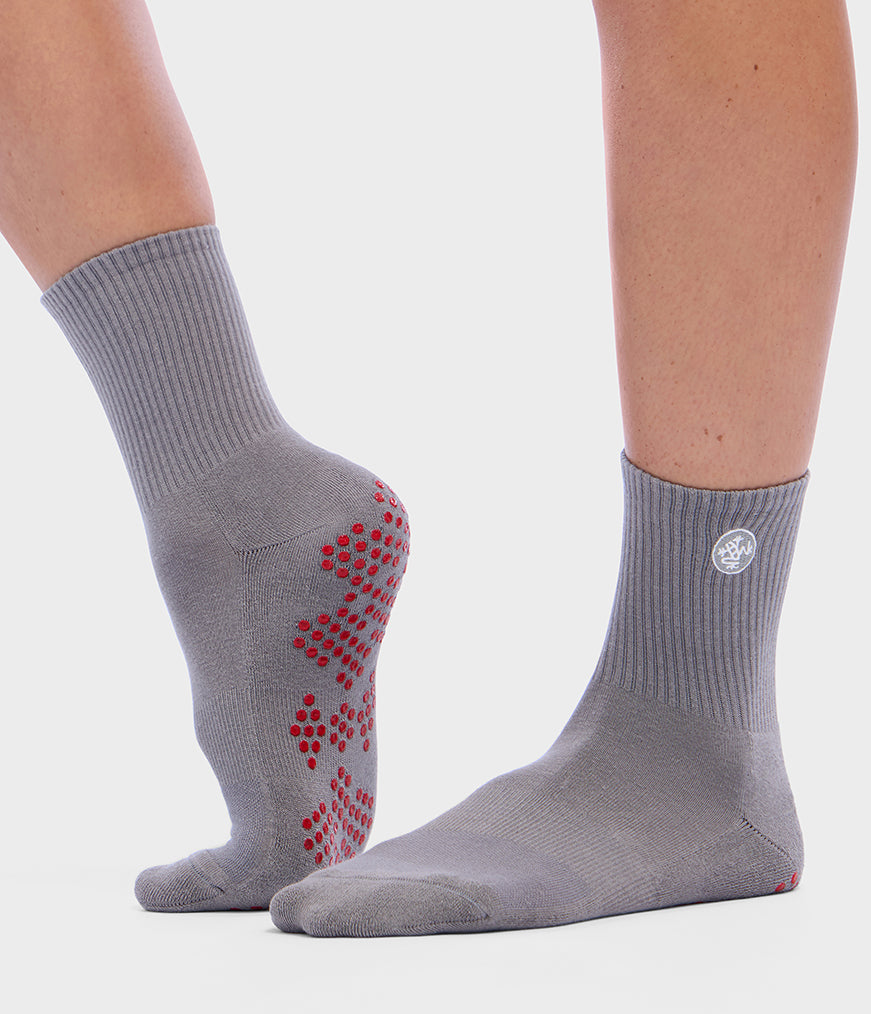 Equilibria Pilates Half Crew Socks