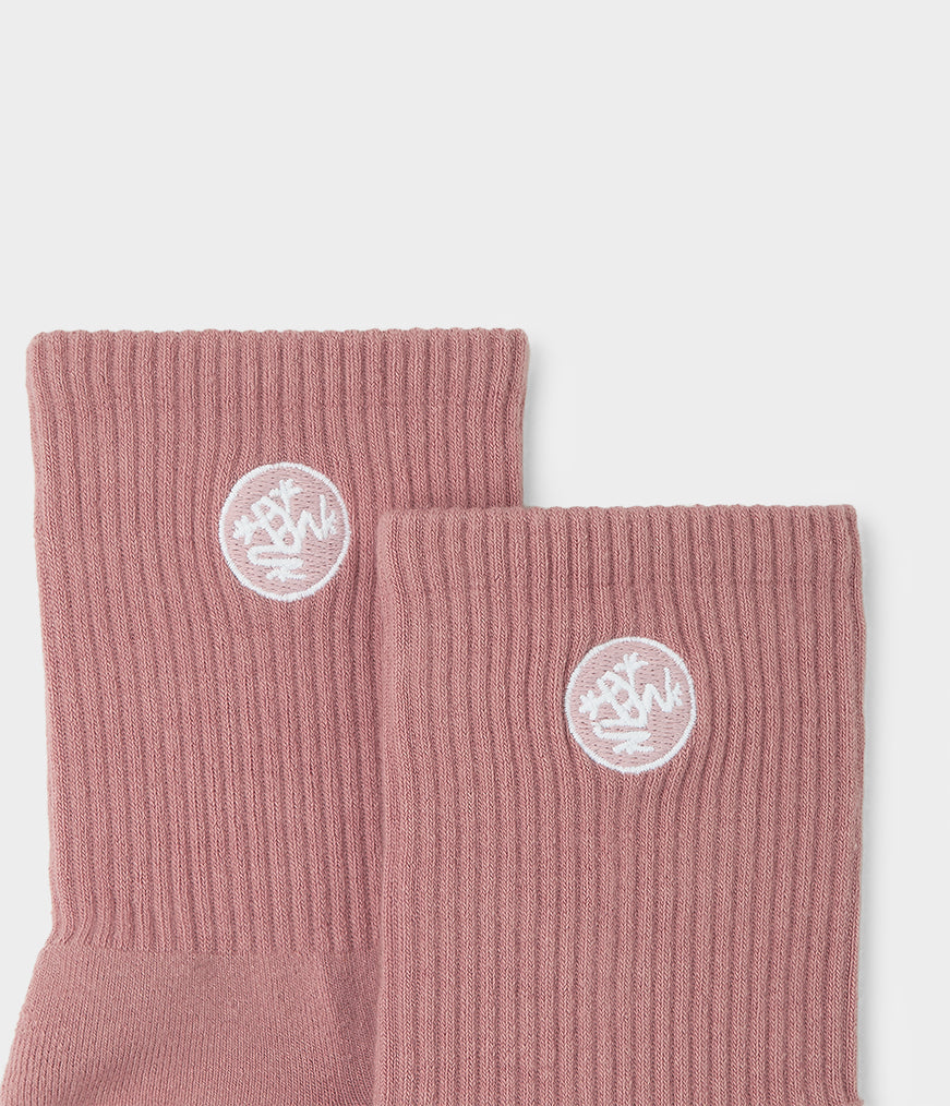 Equilibria Pilates Half Crew Socks