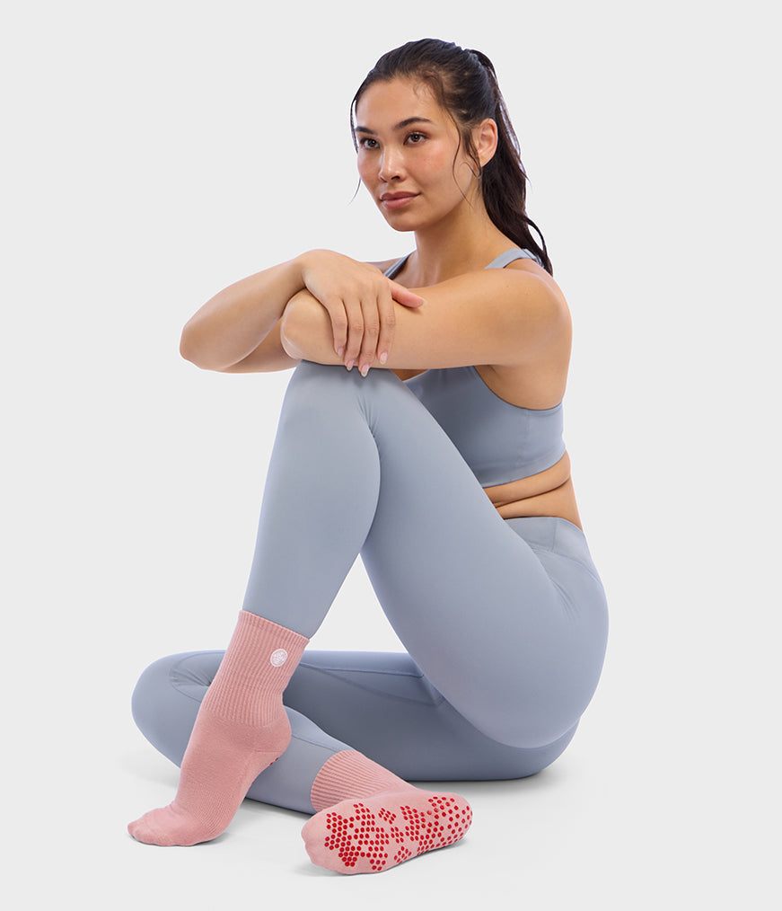 Equilibria Pilates Half Crew Socks