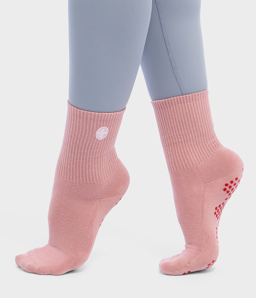 Equilibria Pilates Half Crew Socks
