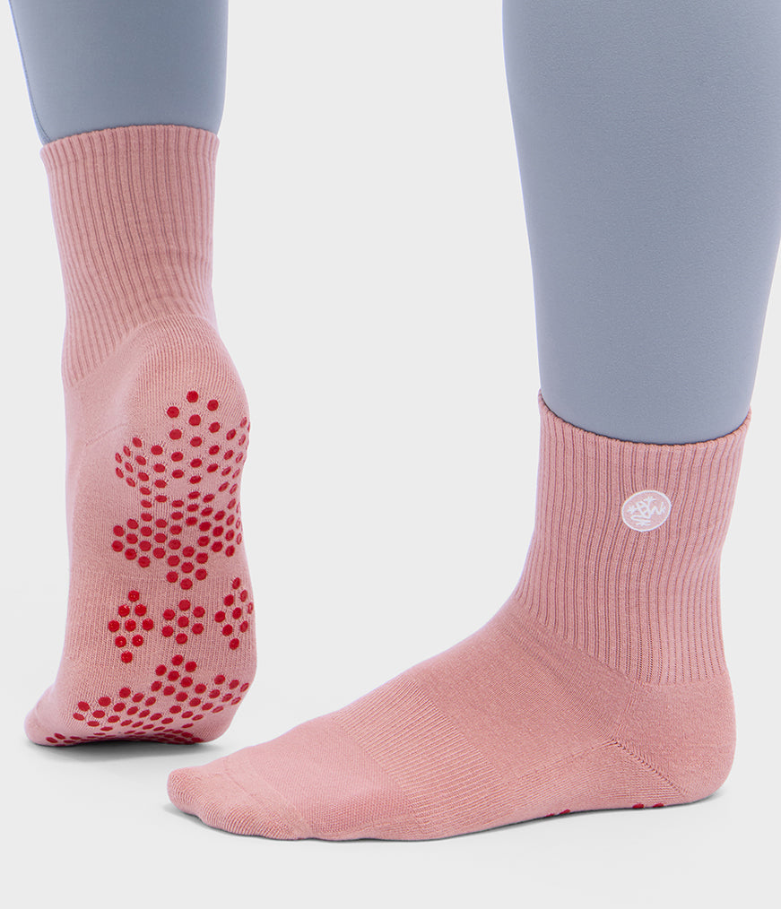 Equilibria Pilates Half Crew Socks